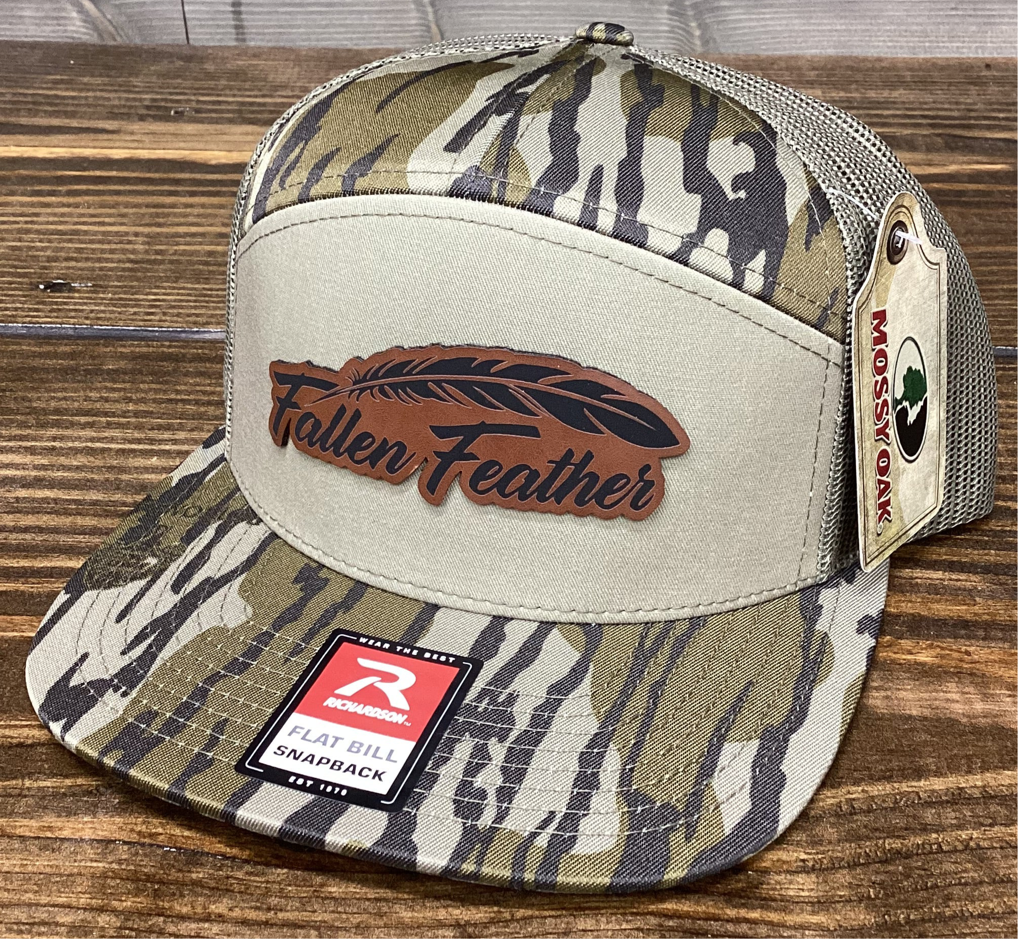 Mossy Oak Bottomland Leather FF patch