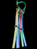 1” dayglo redflective collars 16” length