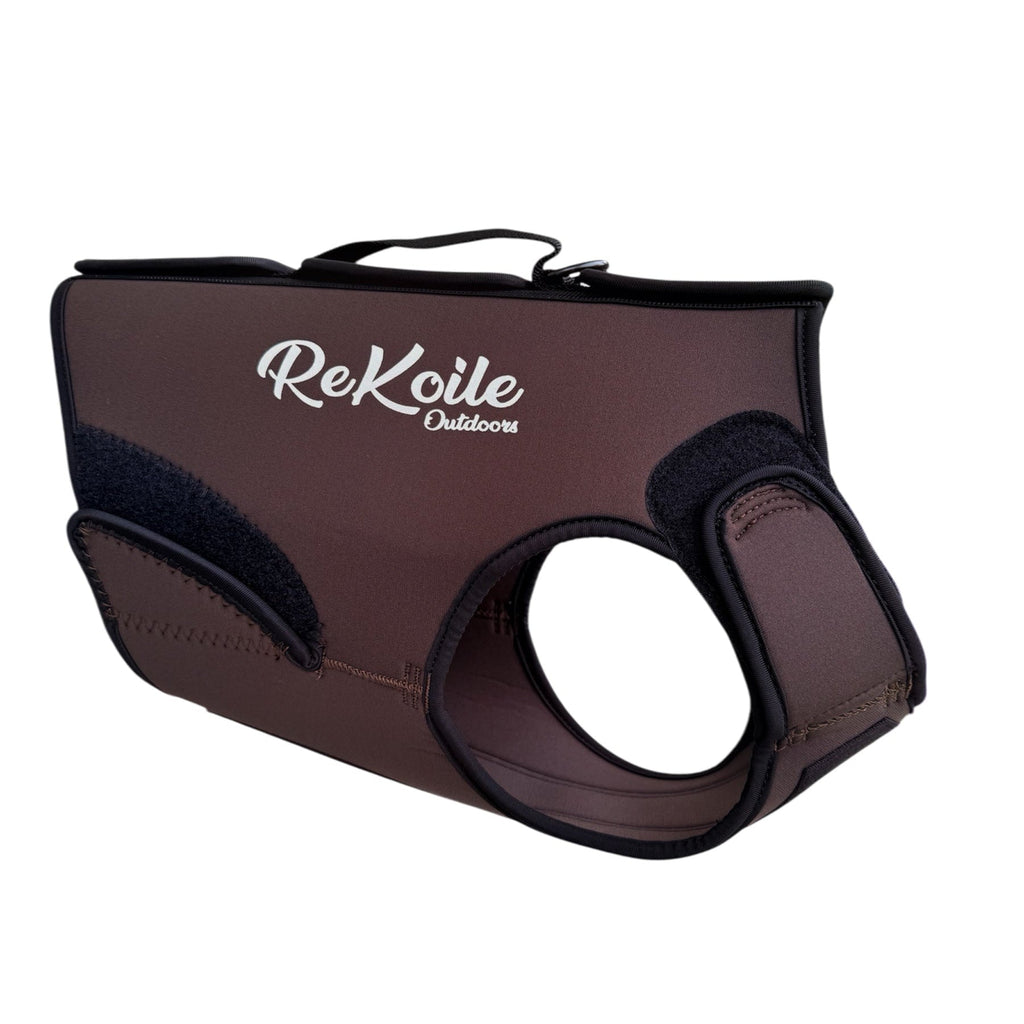 Solid Brown 2.0 ReKoile Sure Fit Waterfowl Dog Vest | ReKoile Outdoors