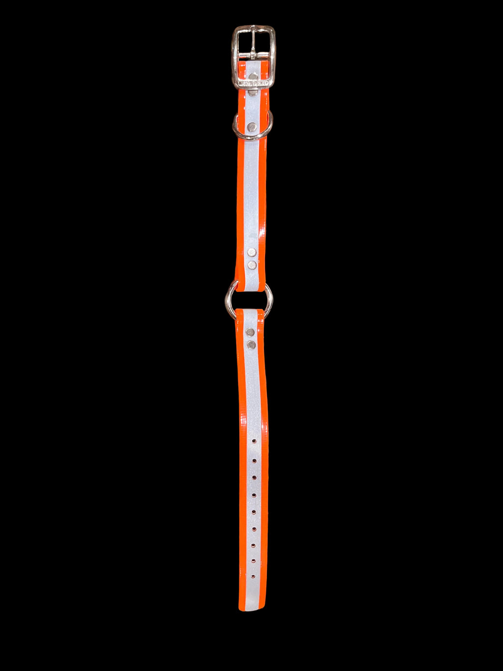 1” reflective dayglo collar