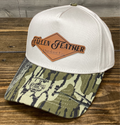 Mossy Oak Treestand Bill Leather Patch Hat