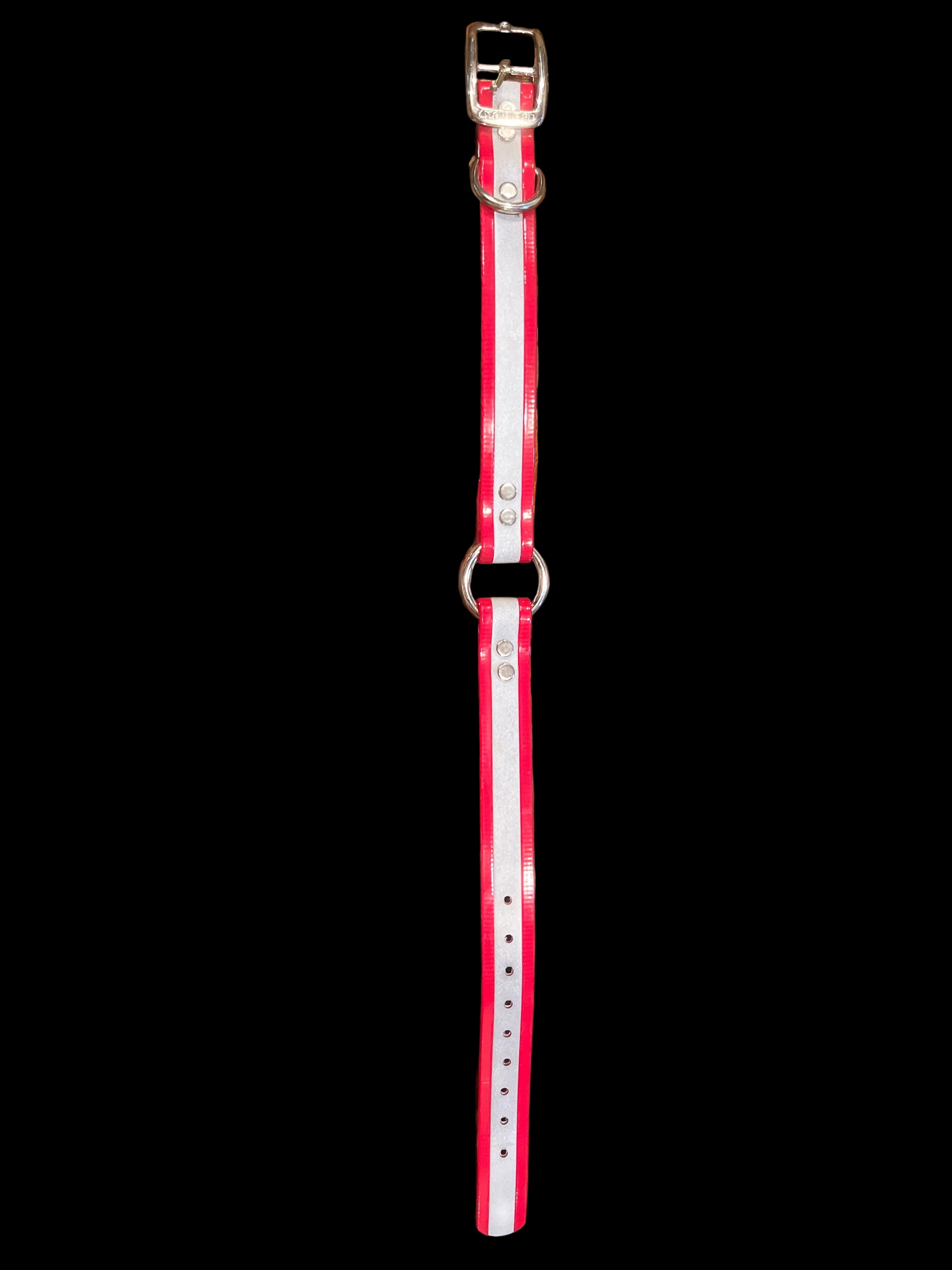 1” reflective dayglo collar