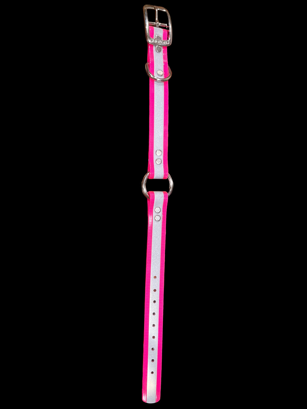 1” reflective dayglo collar