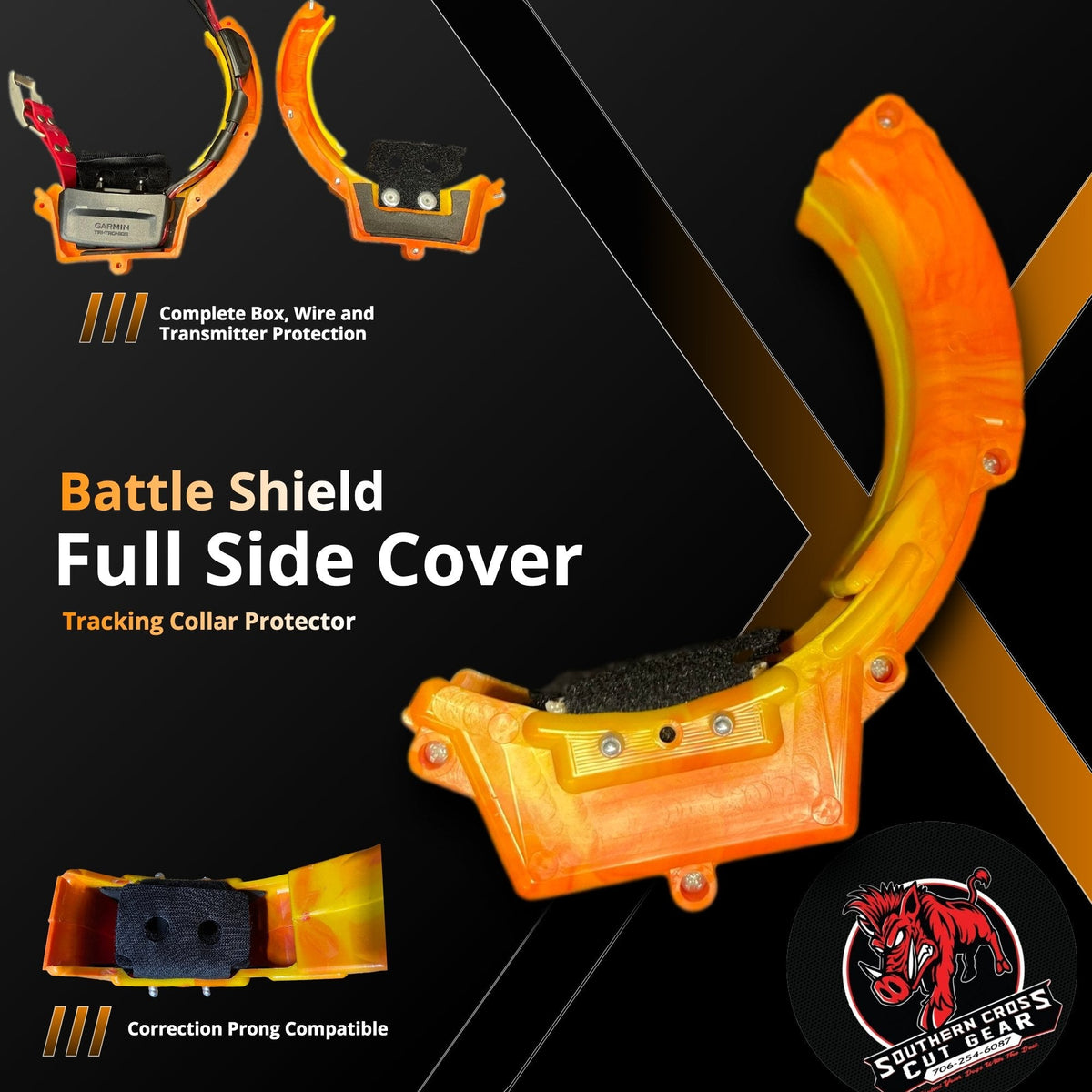 Battle Shield Full Cover (Garmin Tracking Collar Protector)