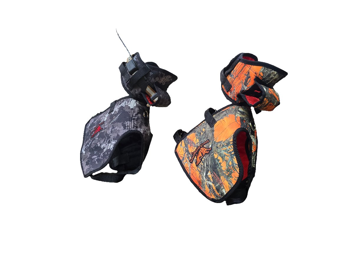 Boar Buster PRO Vest (Plate) –  Attached Collar, Extreme Mobility Hog Dog Vest