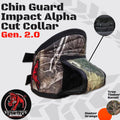 Chin Guard Impact Alpha Cut Collar Gen. 2.0- Chin Guard Collar with Tracking Collar Protection