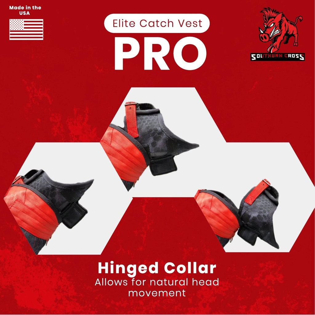 Elite Catch Vest PRO- Attached Collar Extreme Protection
