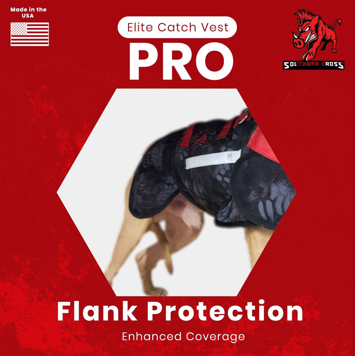 Elite Catch Vest PRO- Attached Collar Extreme Protection