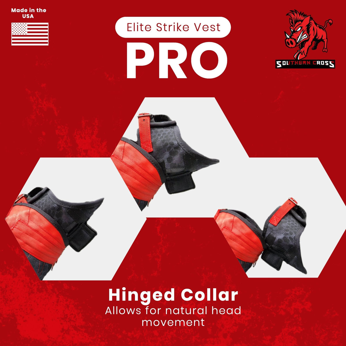Elite Strike Vest PRO - Attached Collar Lightweight Extreme Protection